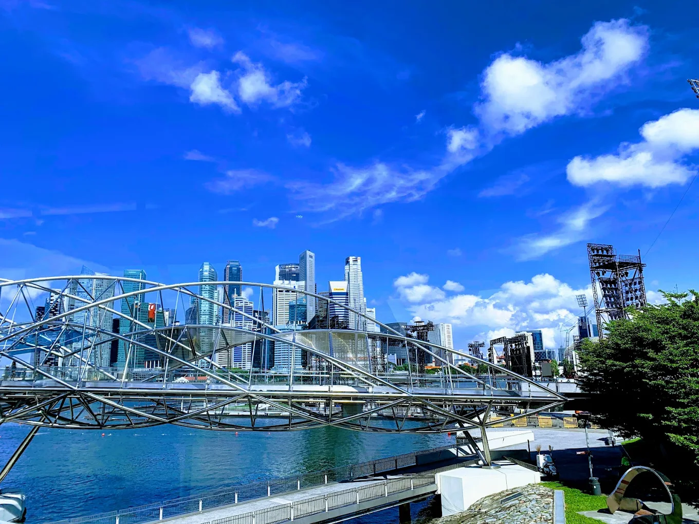 The Helix Bridge, photo 2 of 12