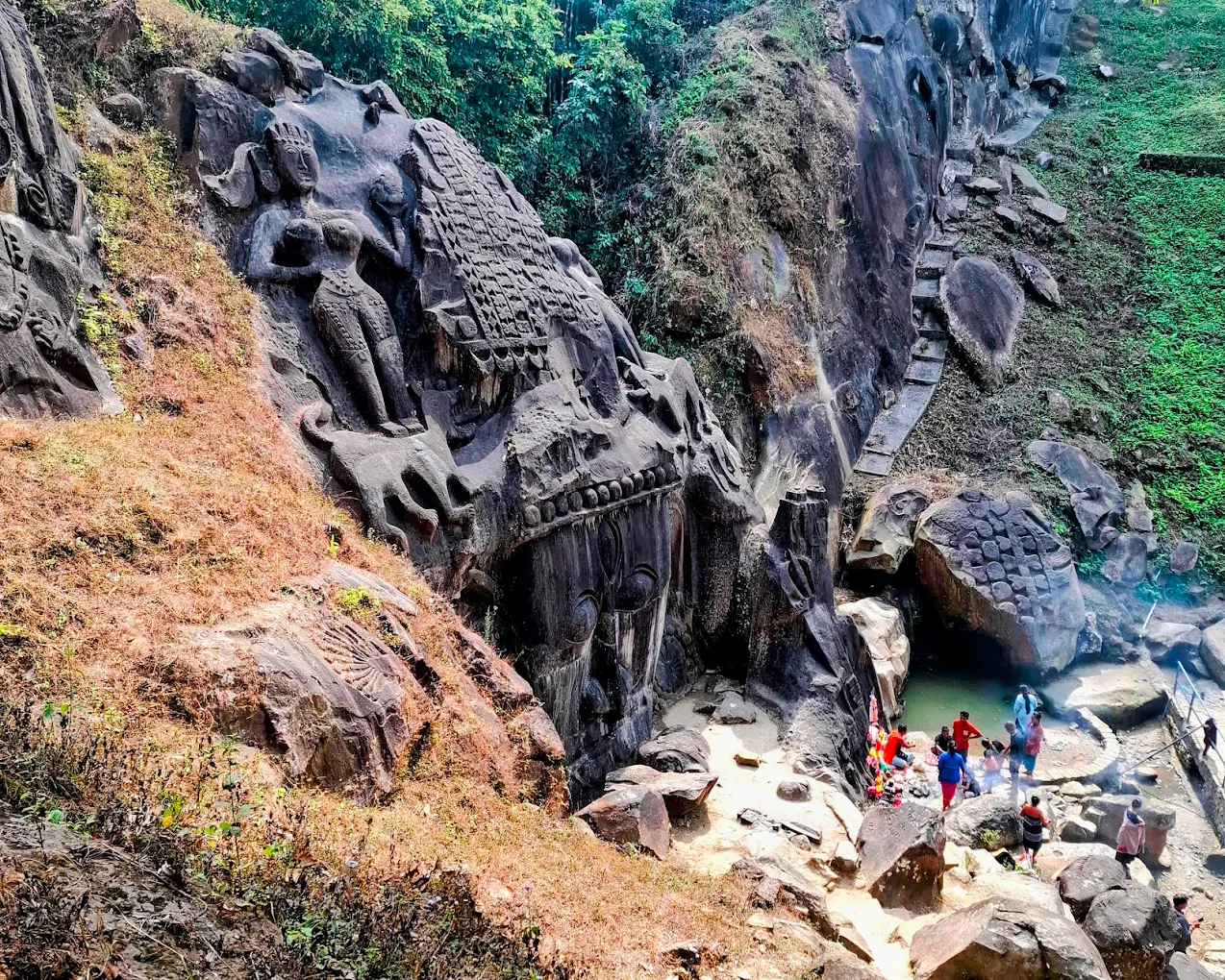 Unakoti Rock Carvings, photo 4 of 12